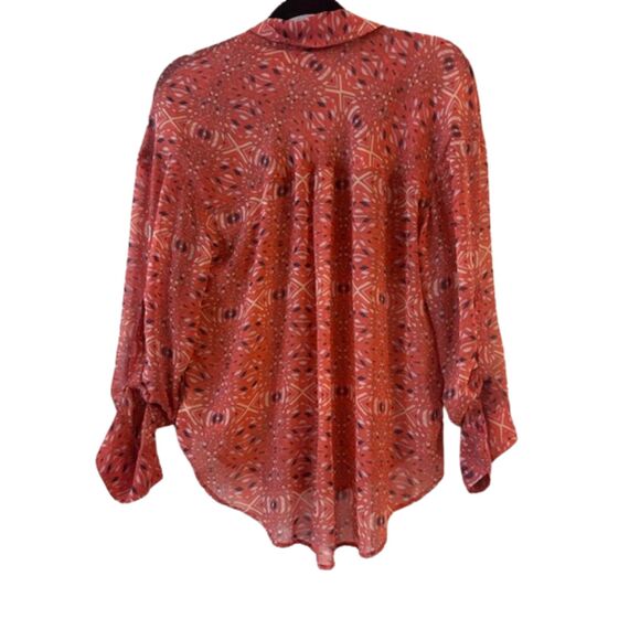 Free People Easy Rider Blouse S - Picture 4 of 4